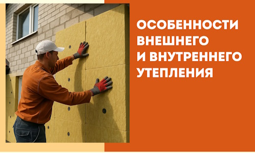 Какие особенности внешнего и внутреннего утепления в Ишиме