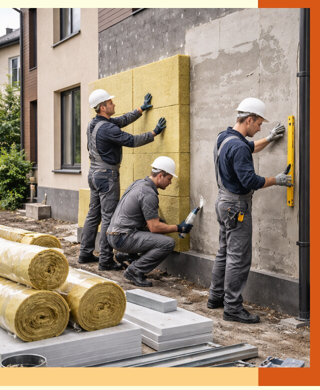 Утепление таунхауса в Ишиме от 7483 руб/м2 — комплекс под ключ | ТепломастерШм