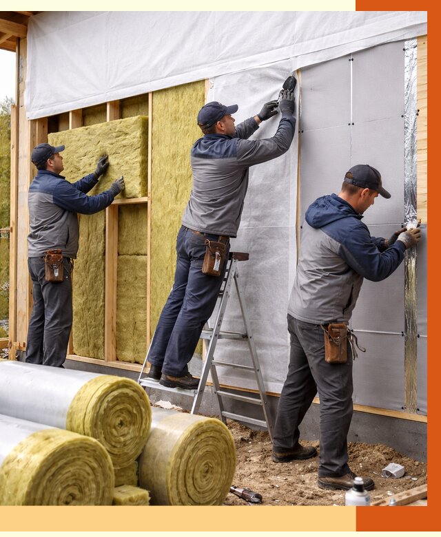 Утепление каркасного дома в Ишиме от 4365 руб./м2 — профессионально | ТепломастерШм