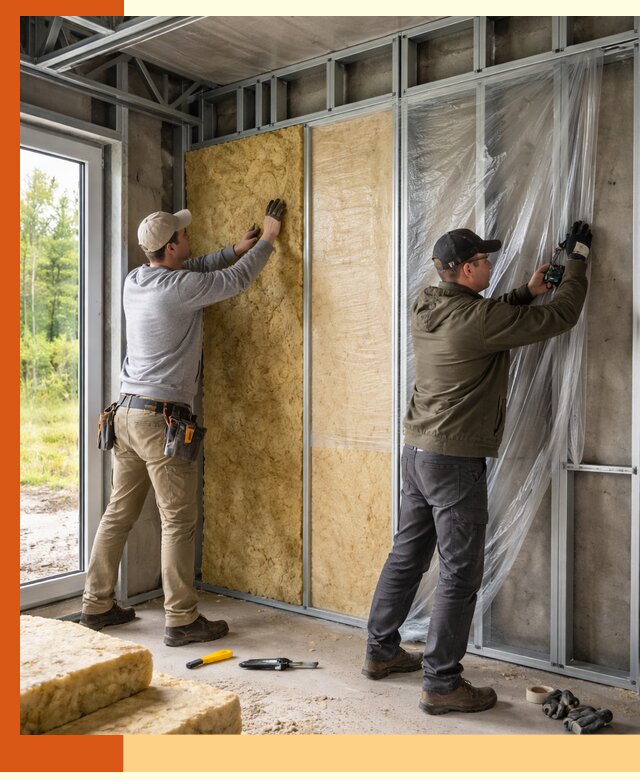 Утепление дома из ЛСТК в Ишиме с гарантией качества и эффективности