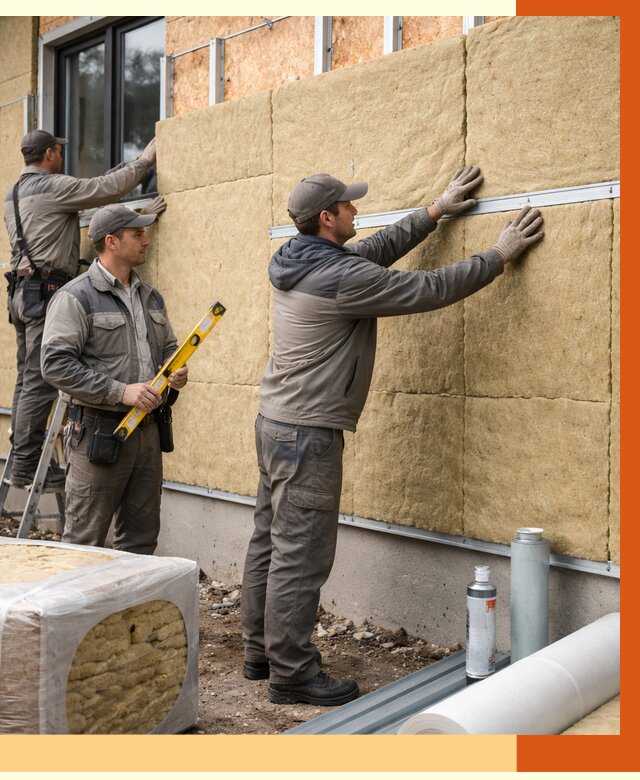 Утепление дома из SIP панелей в Ишиме от 6444 руб./м² под ключ | ТепломастерШм