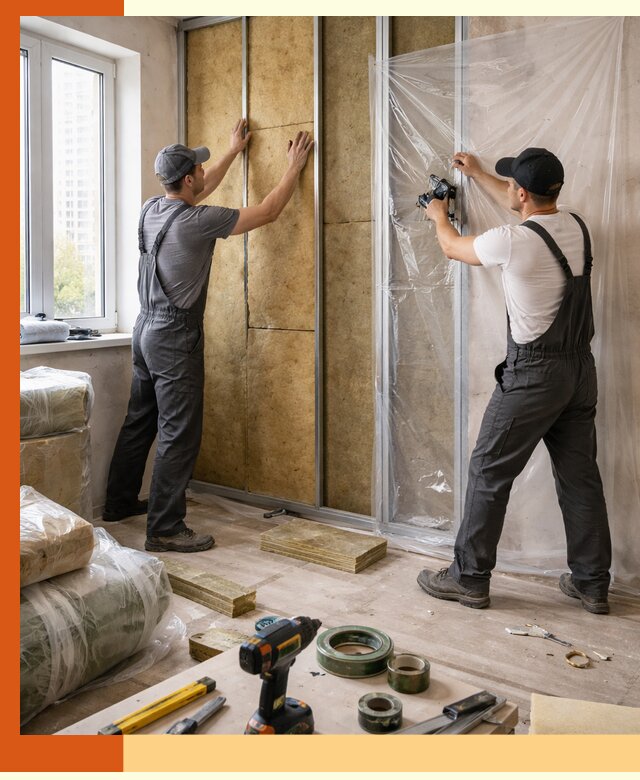 Утепление квартиры изнутри профессионально в Ишиме