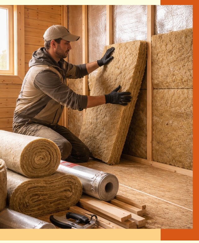 Утепление бани в Ишиме под ключ от 4677 руб./м2 — утеплить потолок, пол и стены | ТепломастерШм