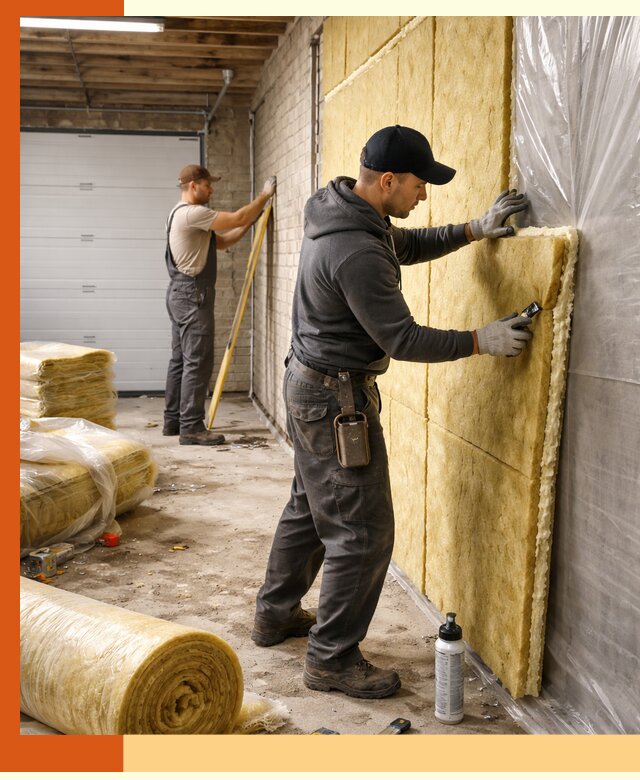 Утепление гаража под ключ в Ишиме — все виды теплоизоляции