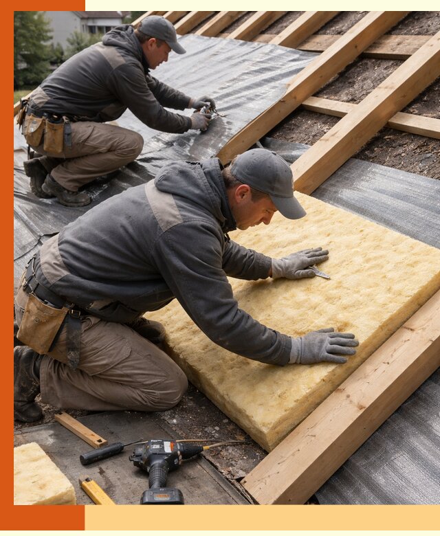 Профессиональное утепление крыши в Ишиме качественно и надежно