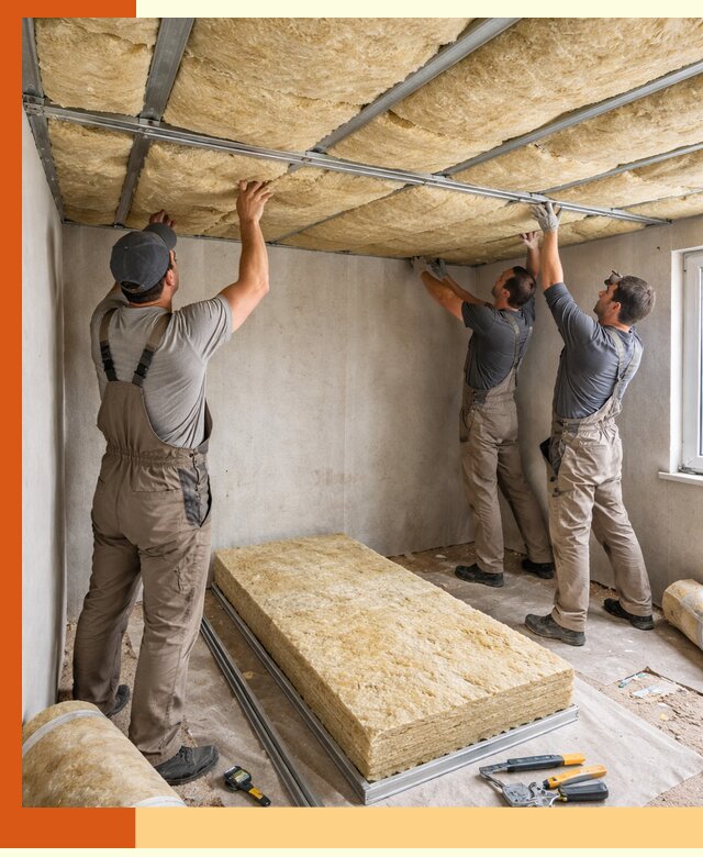 Утепление потолка в Ишиме — тепло и без сквозняков