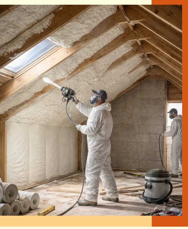 Утепление мансарды ППУ в Ишиме от 2858 руб./м² — заказать под ключ | ТепломастерШм