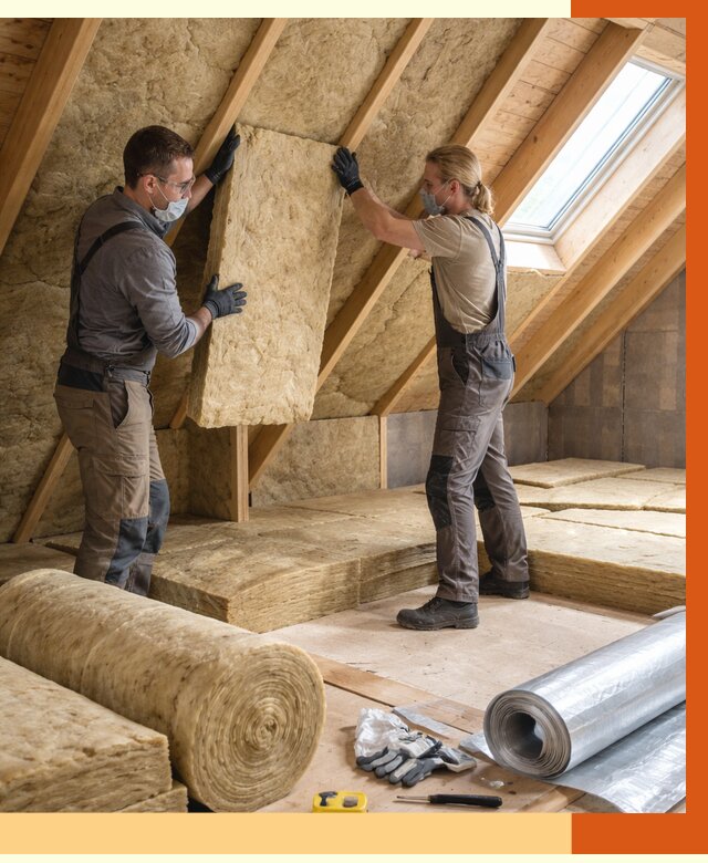 Утепление мансарды минватой в Ишиме от 4365 руб./м2 — монтаж и пароизоляция | ТепломастерШм