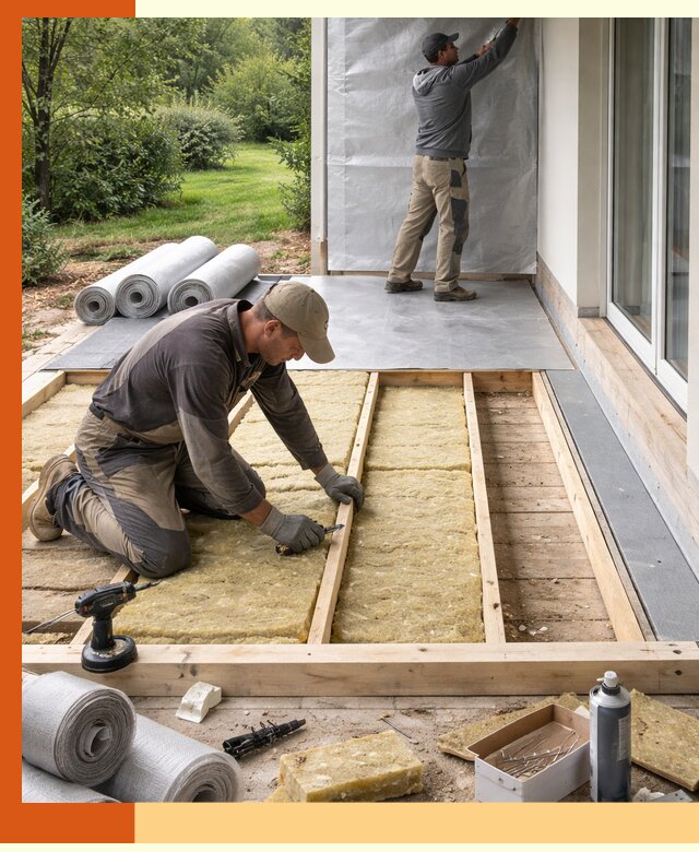 Утепление террасы в Ишиме — тепло и защита круглогодично