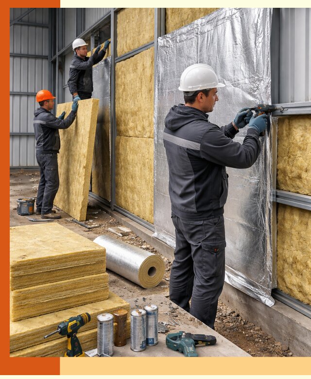 Утепление металлического ангара профессионально в Ишиме