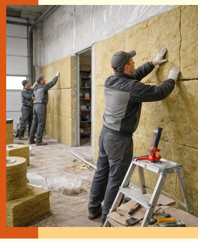 Утепление автосервиса и мастерских в Ишиме качественно и надёжно