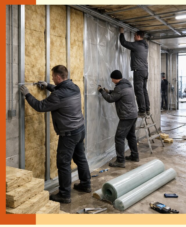 Профессиональное утепление автомойки в Ишиме для любого типа помещений