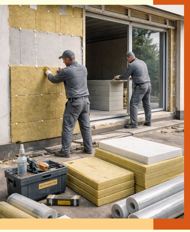 Утепление торгового павильона в Ишиме от 15070 руб./м² под ключ | ТепломастерШм