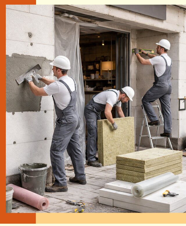 Утепление кафе в Ишиме: профессиональная теплоизоляция и монтаж