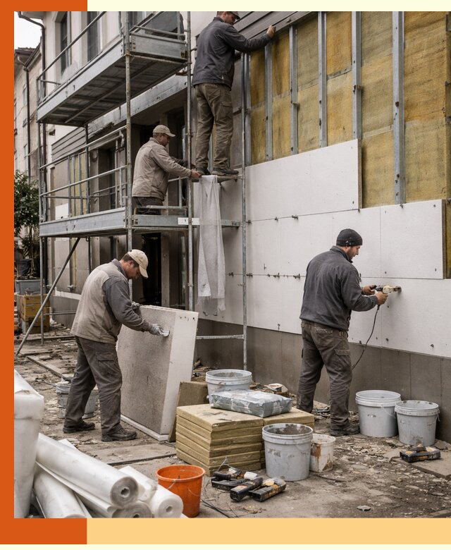 Утепление гостиницы под ключ в Ишиме с гарантией качества