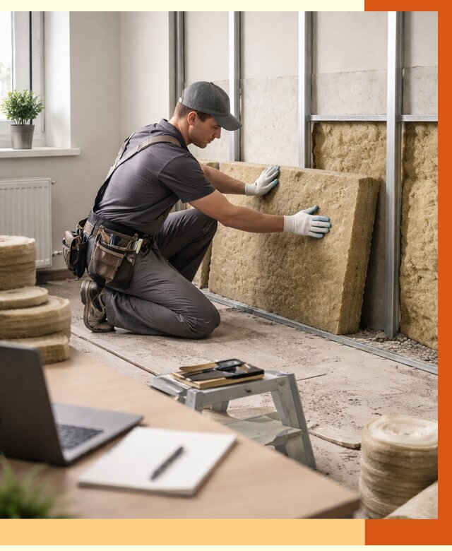 Утепление офиса в Ишиме от 4677 руб/м2 — комплексное утепление офиса под ключ | ТепломастерШм