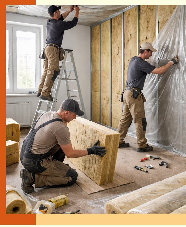 Утепление офисных помещений под ключ в Ишиме