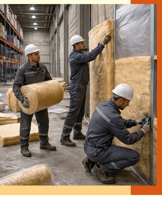 Утепление логистического центра в Ишиме от 4677 руб/м² под ключ | ТепломастерШм