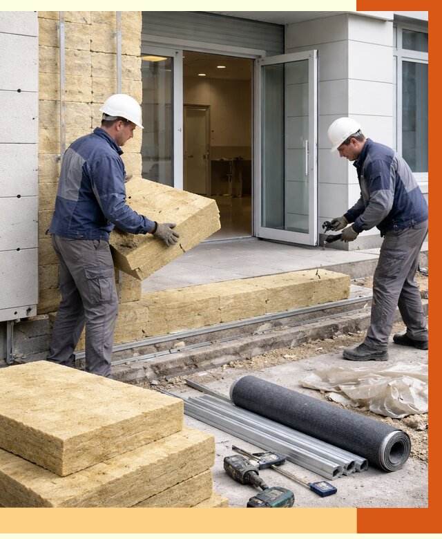 Утепление медицинского центра в Ишиме под ключ от 12991 руб./м² | ТепломастерШм