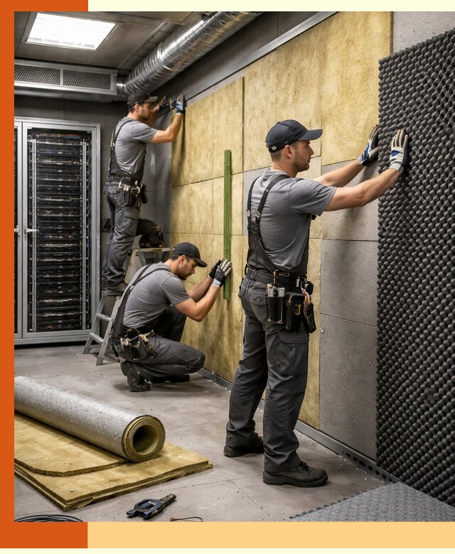 Утепление серверной комнаты профессионально в Ишиме