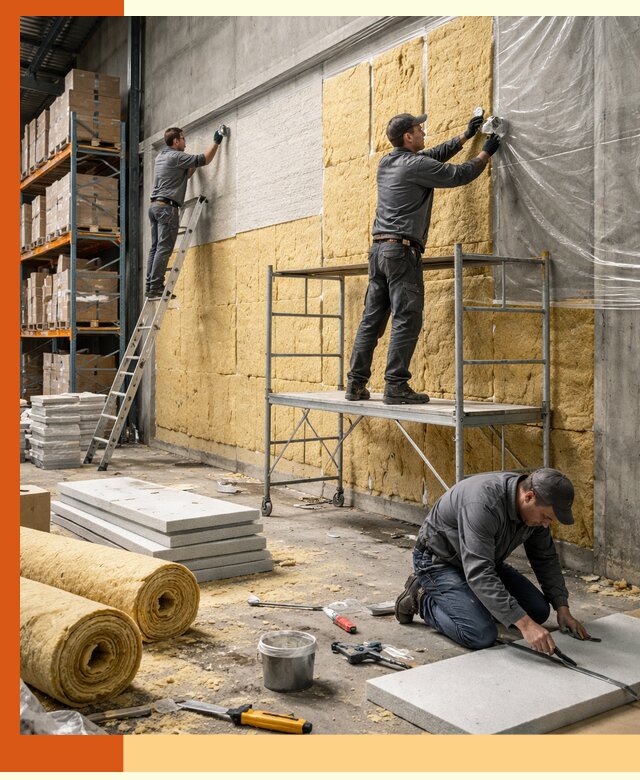 Утепление холодного склада под ключ в Ишиме