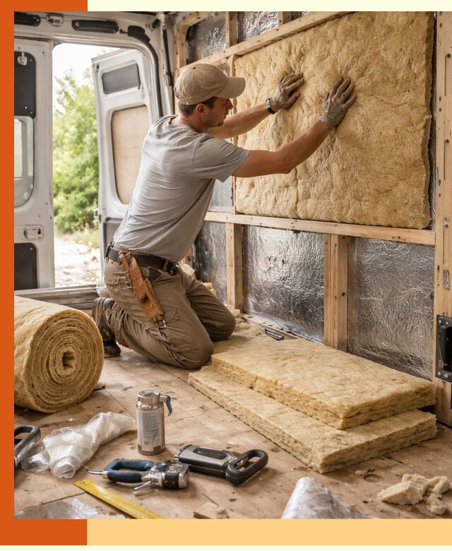 Утепление кемпера под ключ в Ишиме с гарантией качества