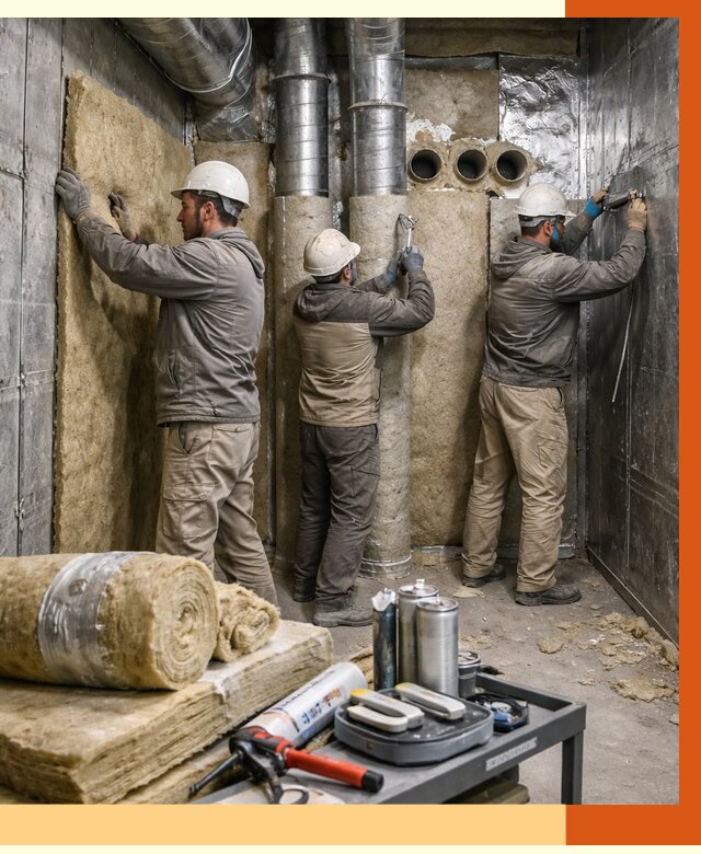 Утепление венткамеры в Ишиме под ключ от 1507 руб. — профессионально | ТепломастерШм