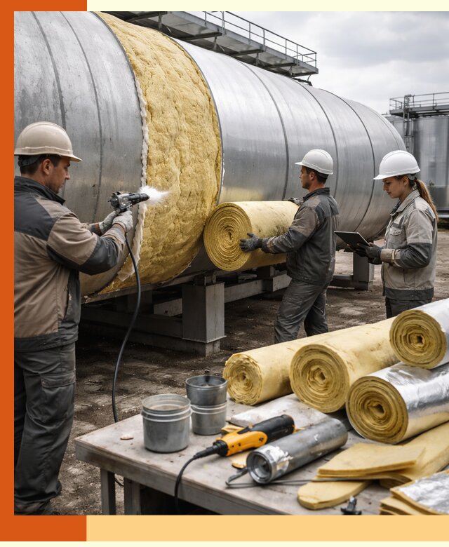 Утепление цистерны в Ишиме — утеплители и монтаж под ключ