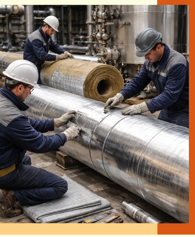 Утепление технологического оборудования в Ишиме от 4365 руб. за м2 | ТепломастерШм