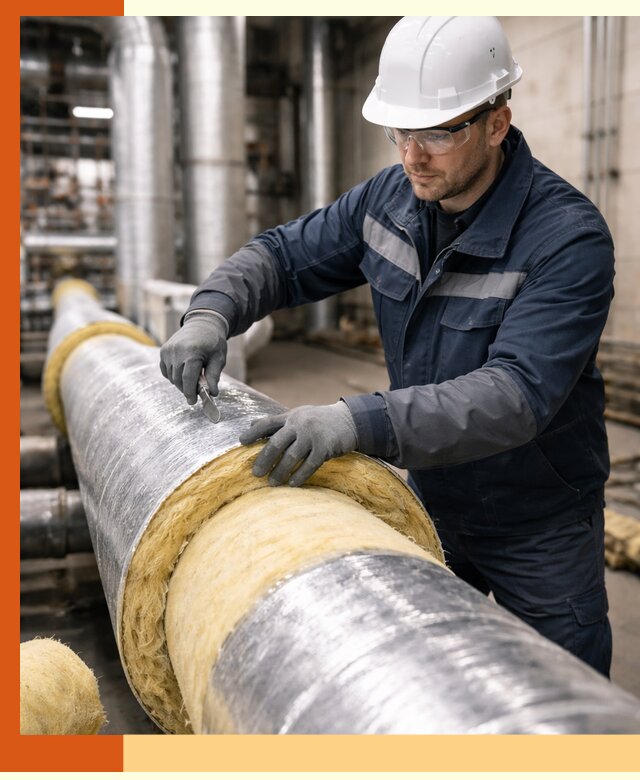 Утепление технологического оборудования и заводских установок в Ишиме