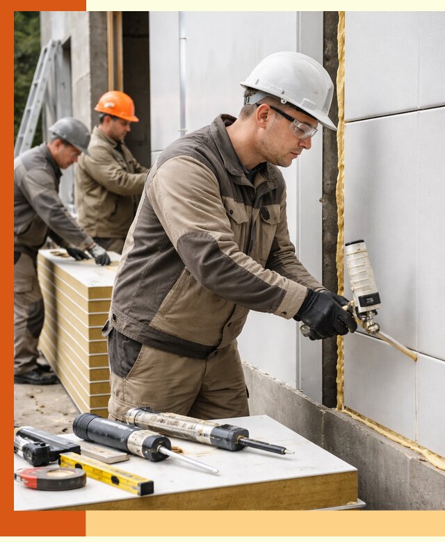 Утепление сэндвич-панелей пенополиуретаном в Ишиме