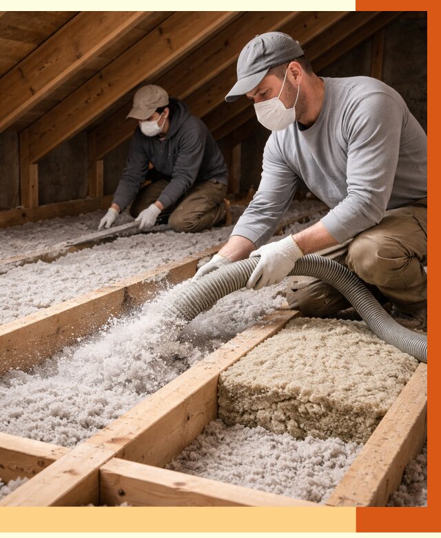 Заполнение полостей чердачного перекрытия в Ишиме от 4677 руб. | ТепломастерШм