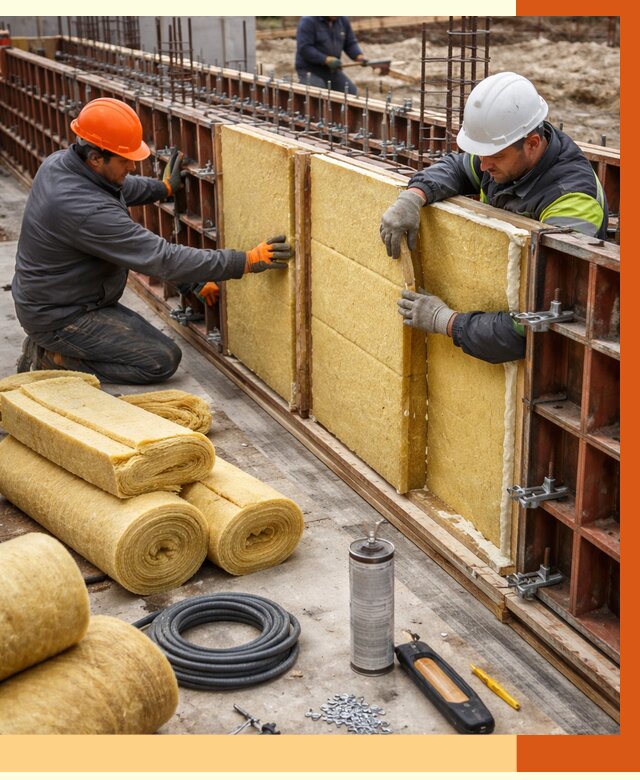 Теплоизоляция опалубки в Ишиме от 7483 руб. за м2 — услуги и монтаж | ТепломастерШм