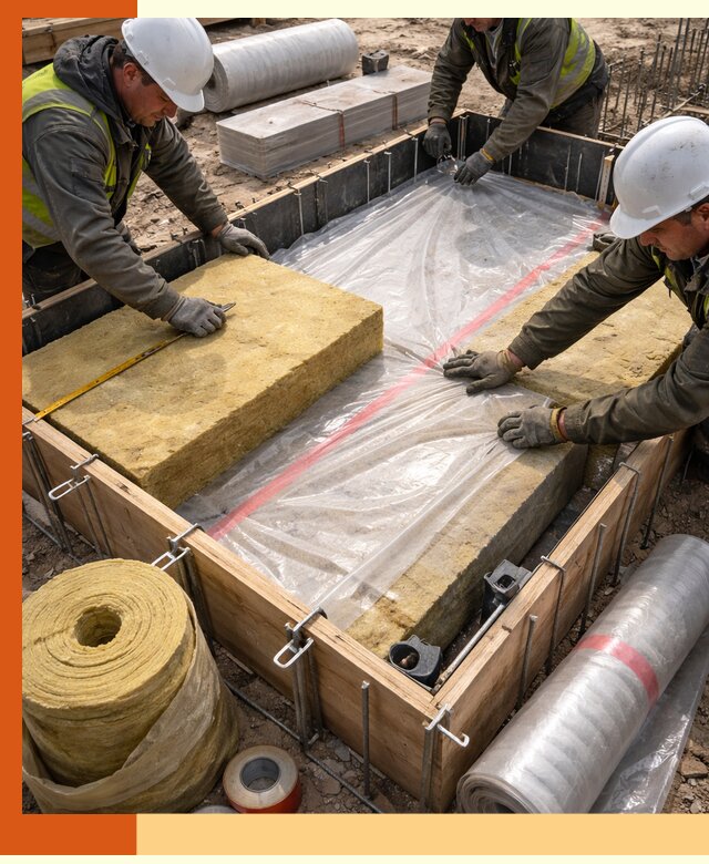 Теплоизоляция опалубки для строительства в Ишиме