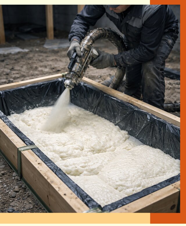 Заливка ППУ в формы в Ишиме от 2598 руб. — утепление форм под ключ | ТепломастерШм