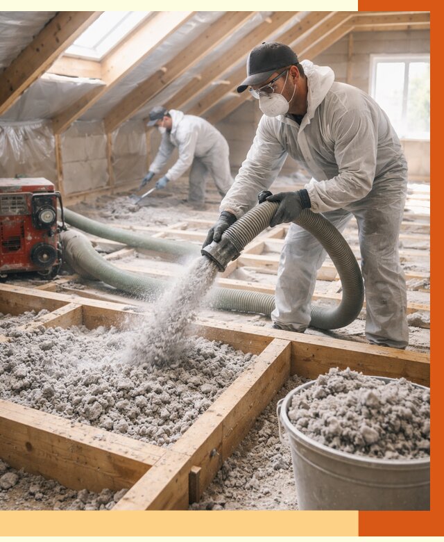 Утепление эковатой в Ишиме от 3066 руб./м2 — монтаж и задувка | ТепломастерШм