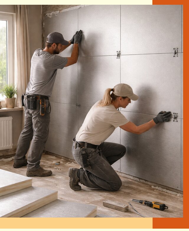 Утепление PIR панелями в Ишиме от 4365 руб. под ключ | ТепломастерШм