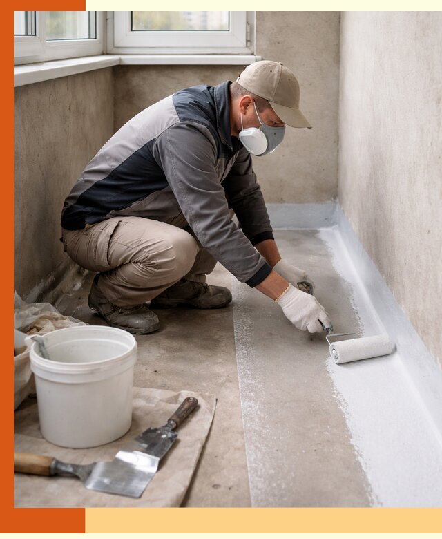 Утепление балкона жидкой теплоизоляцией в Ишиме