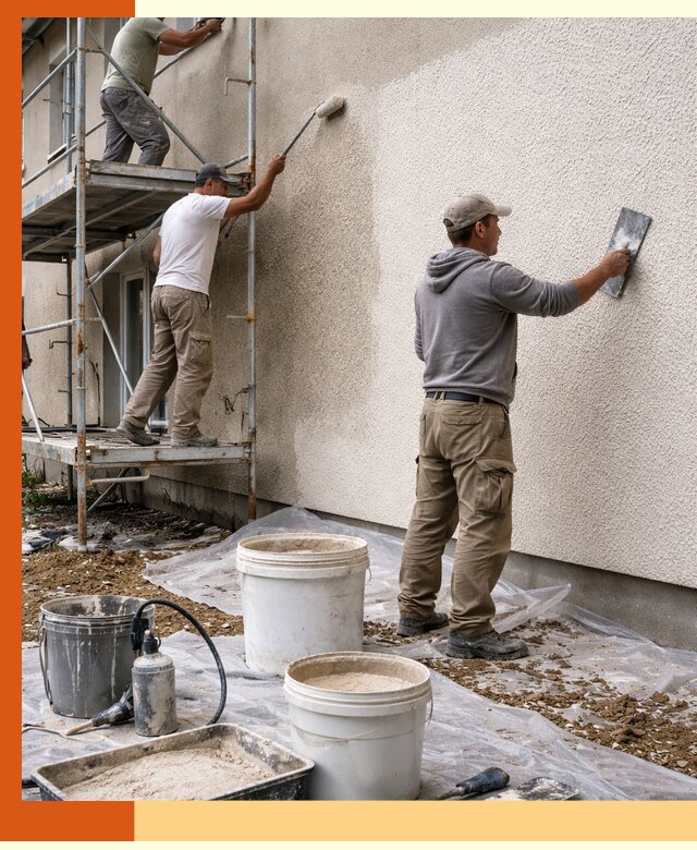 Утепление фасада жидкой пробкой в Ишиме