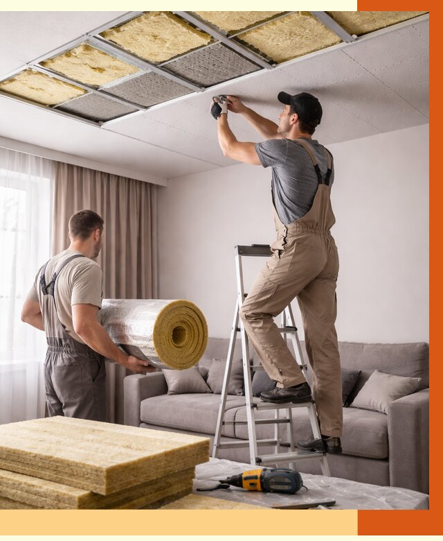 Шумоизоляция потолка в Ишиме от 2338 руб. под ключ | Профессионально — ТепломастерШм