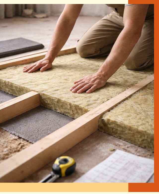 Шумоизоляция пола в Ишиме от 1299 руб./м² — профессиональная звукоизоляция | ТепломастерШм