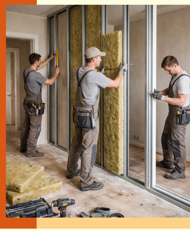 Шумоизоляция межкомнатных перегородок в Ишиме эффективно и надёжно