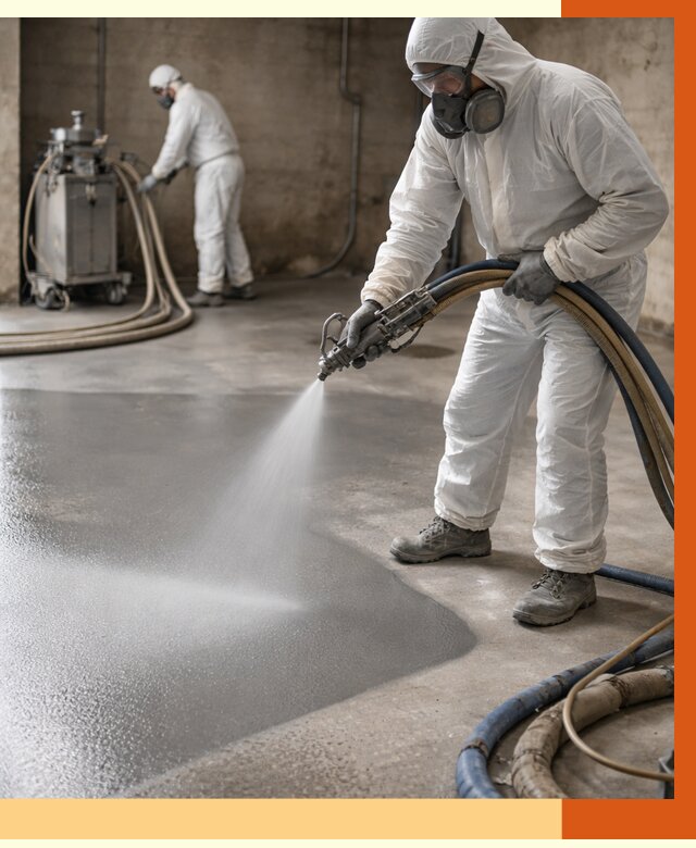 Гидроизоляция полимочевиной в Ишиме от 8834 руб/м² — напыление полимерной гидроизоляции | ТепломастерШм