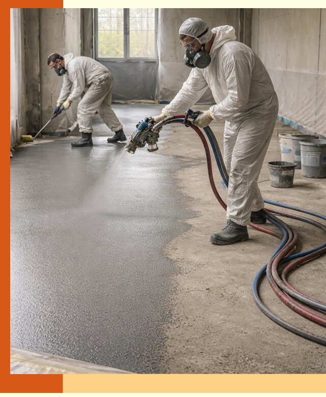 Гидроизоляция полимочевиной полов и конструкций в Ишиме