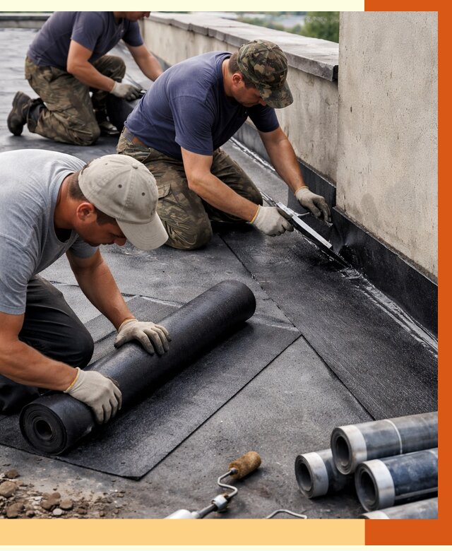 Гидроизоляция кровли в Ишиме от 4677 руб. — профессиональная гидроизоляция крыши | ТепломастерШм