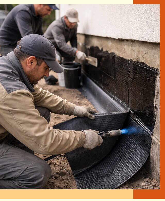 Гидроизоляция цоколя и отмостки в Ишиме от 8834 руб. — ТепломастерШм