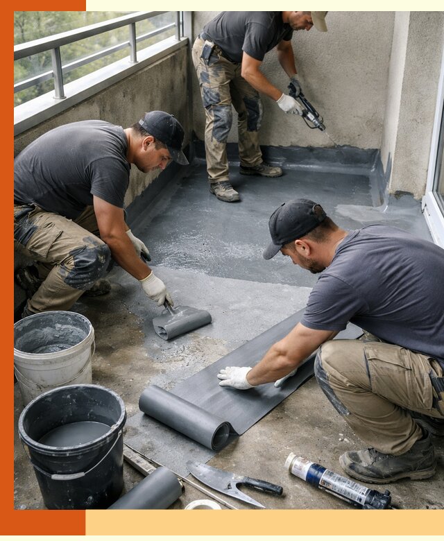 Гидроизоляция балкона в Ишиме: надежная защита от протечек