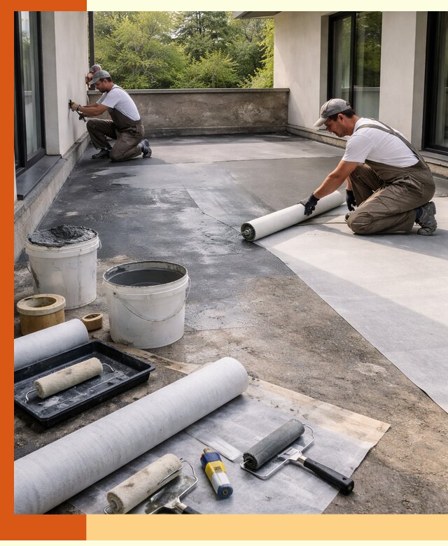 Гидроизоляция террасы в Ишиме — надежная защита от влаги и протечек