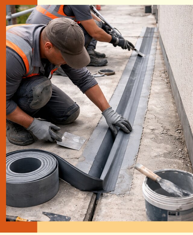 Гидроизоляция деформационного шва в Ишиме профессионально и надежно