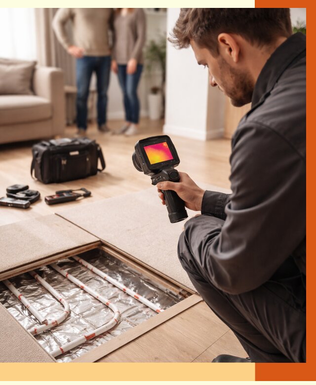 Тепловизионное обследование теплого пола в Ишиме от 4677 руб. — ТепломастерШм